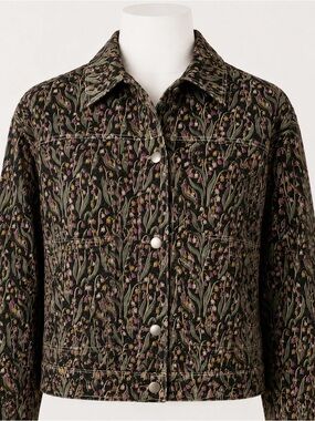 Roseanna Paris Jacket-French Fashion-Banjo Lilly Of The Valley  Women's-US Large